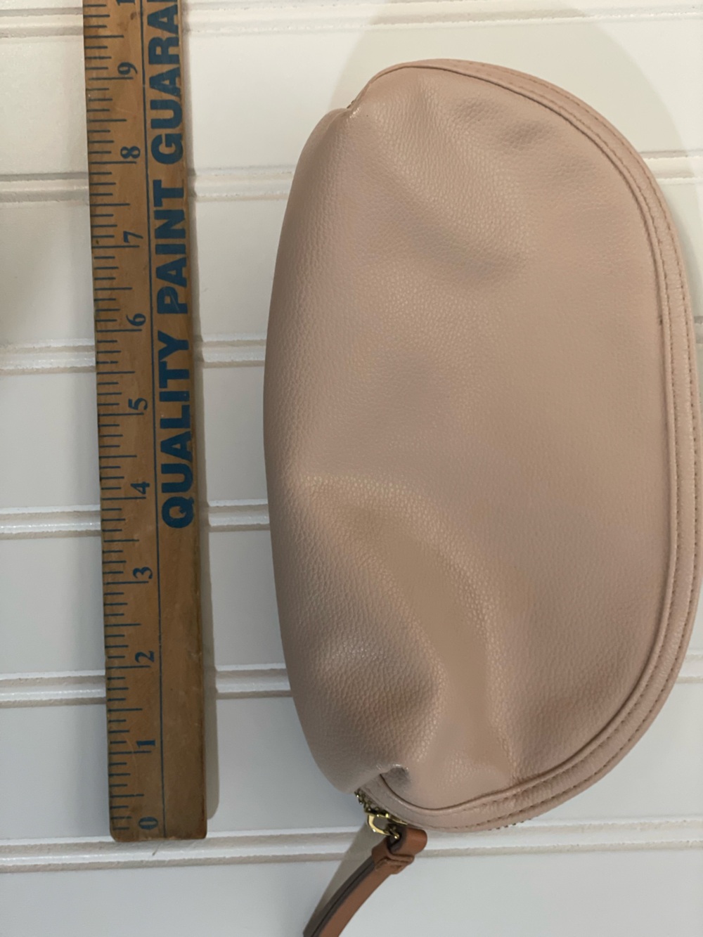 Boon Supply Blush Pink Vegan Leather Classic Tote with Tan Straps - Picture 15 of 16